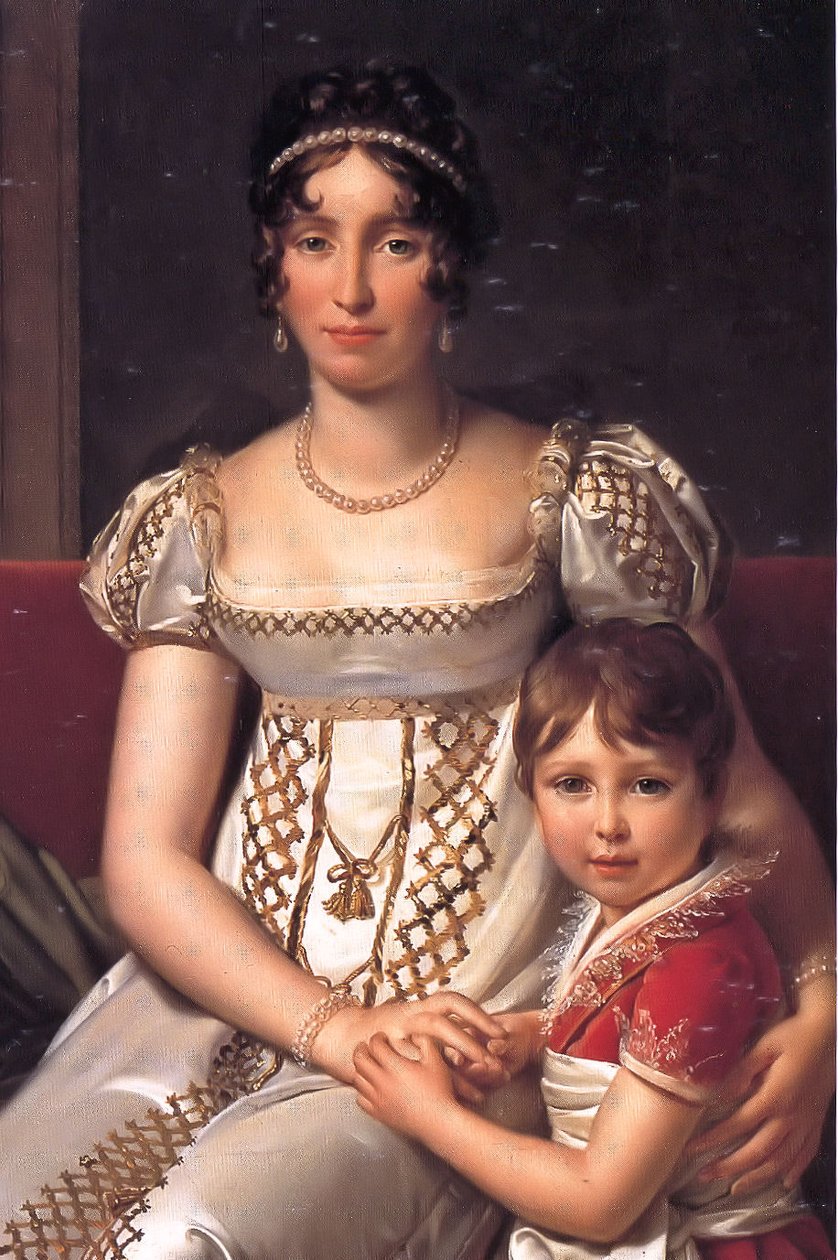 Hortense de Beauharnais se svým synem Napoleonem Charlesem Bonaparte od Baron François Pascal Simon Gérard