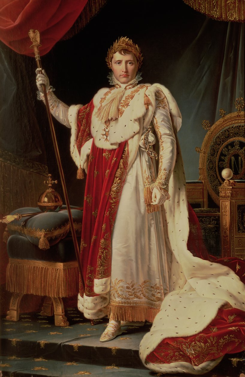 Napoleon v korunovačním rouchu, kolem roku 1804 od Baron François Pascal Simon Gérard
