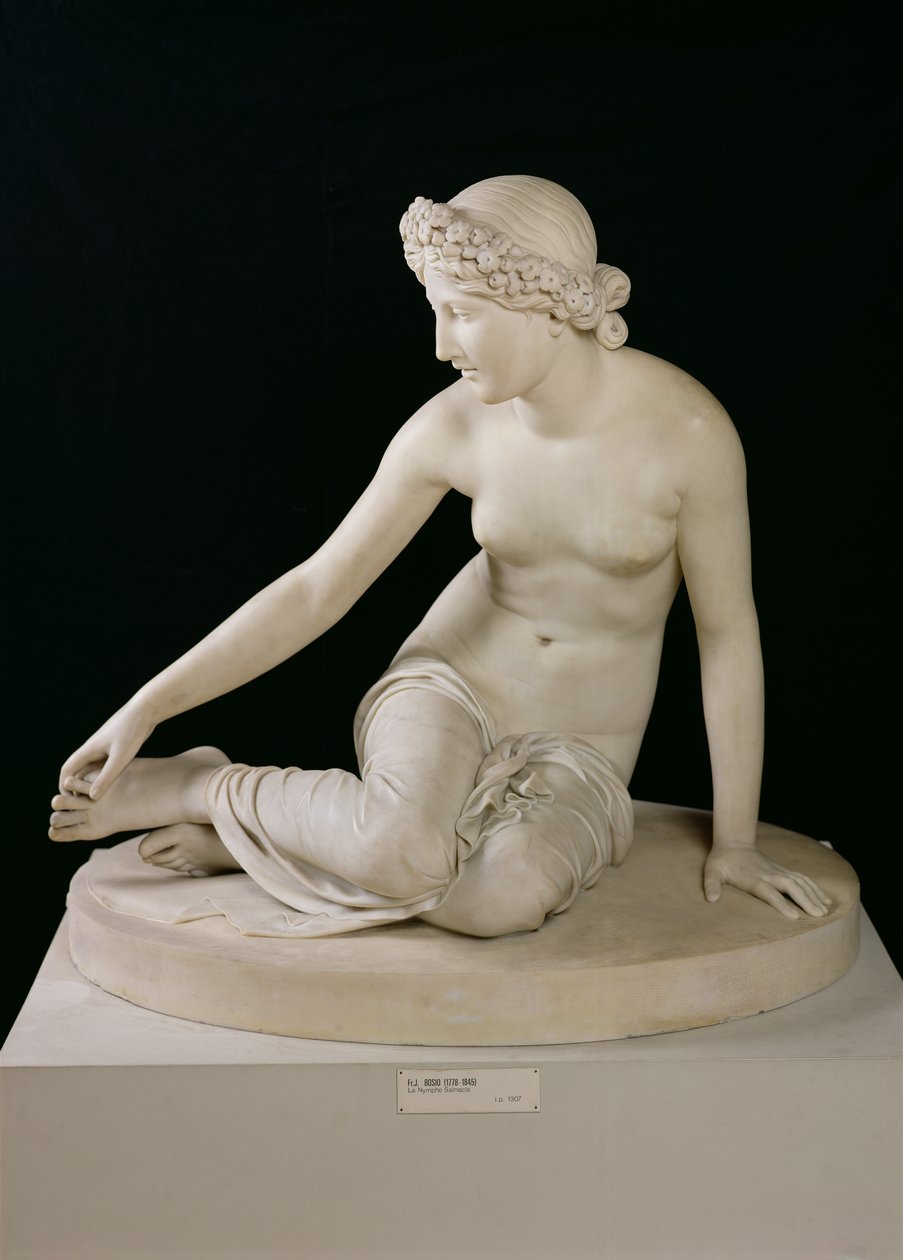 The Nymph Salmacis, 1826 (mramor) od Francois Joseph Bosio