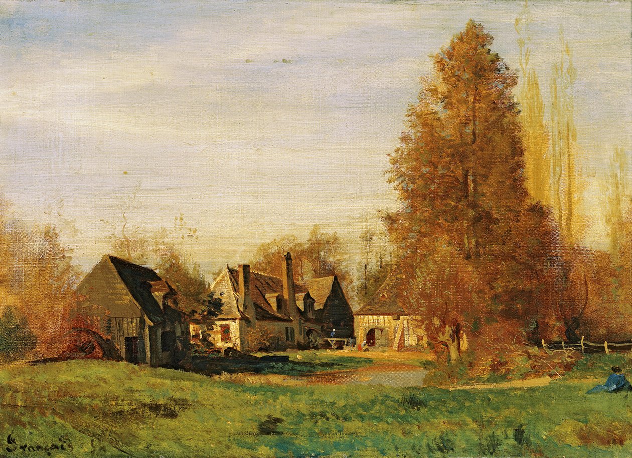 Dvůr od Francois Louis Francais
