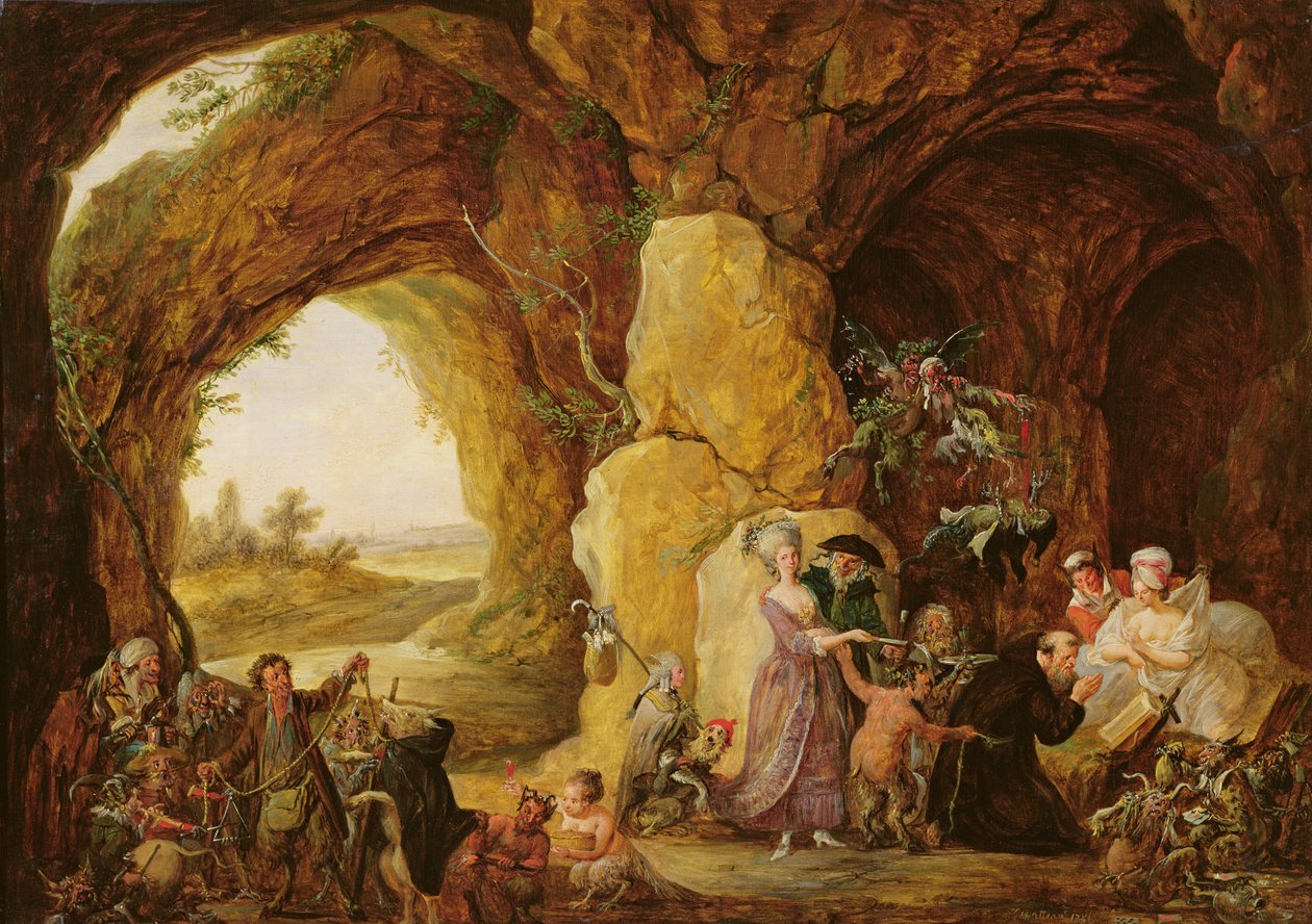 Pokušení svatého Antonína, 1781 od Francois Louis Joseph Watteau