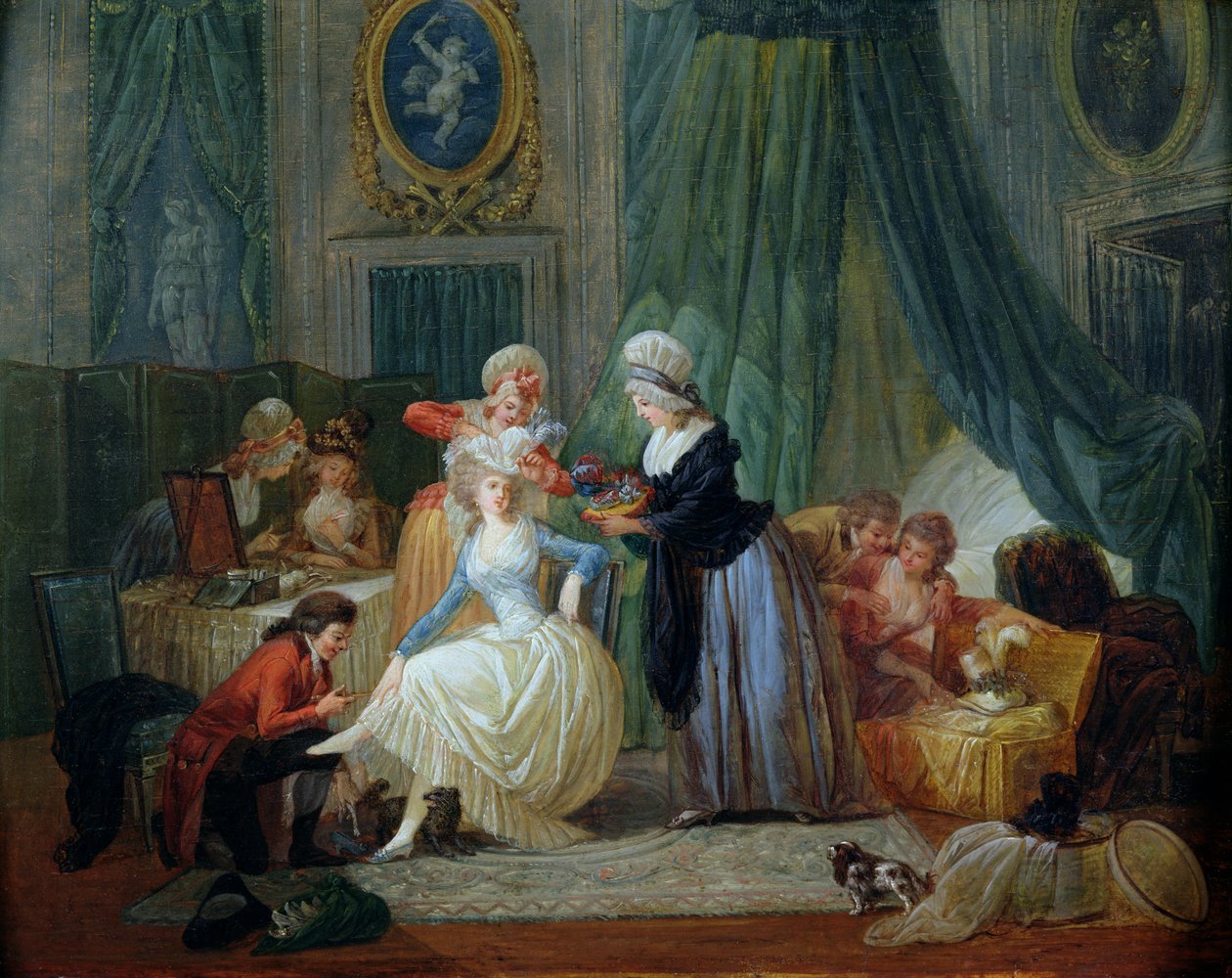 Záchod od Francois Louis Joseph Watteau