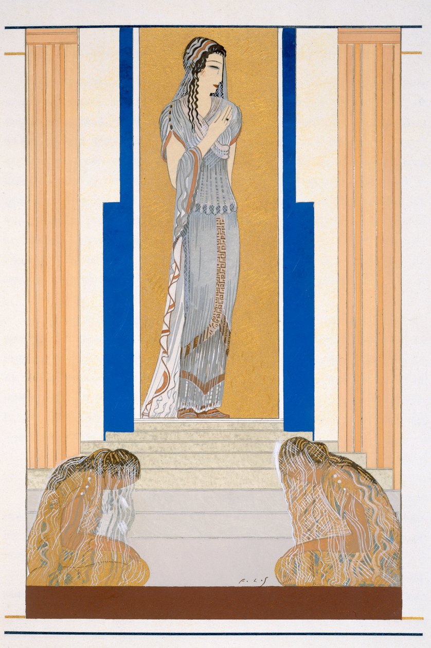 Plačící Penelope a její doprovod, ilustrace z 