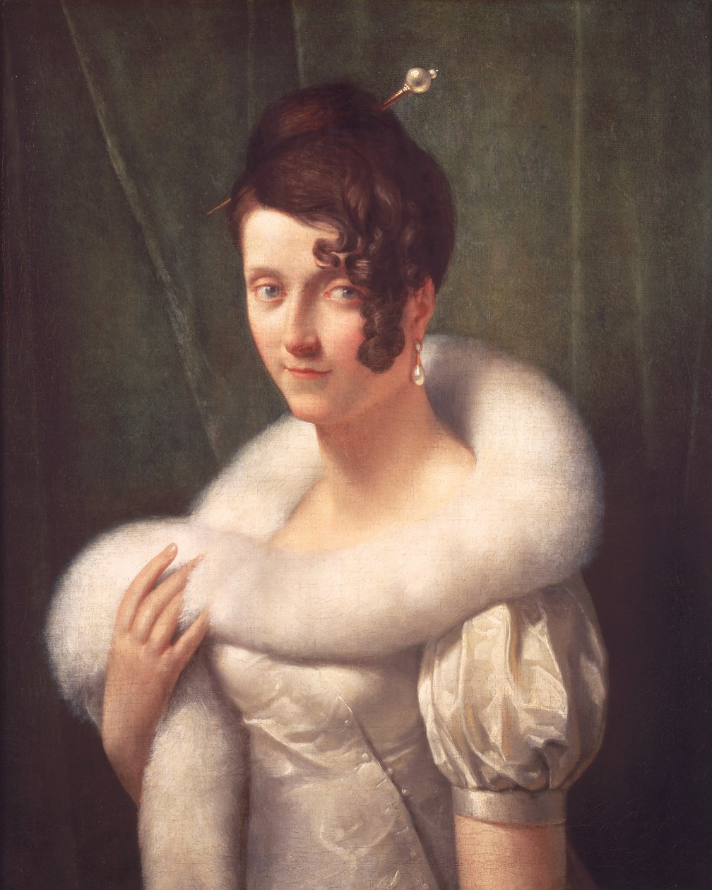 Portrét ženy s sponkou do vlasů od Baron François Pascal Simon Gérard