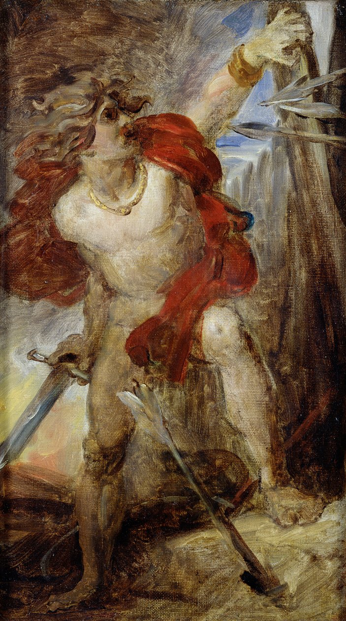 Studie pro galskou odvahu, c.1830-32 od Baron François Pascal Simon Gérard