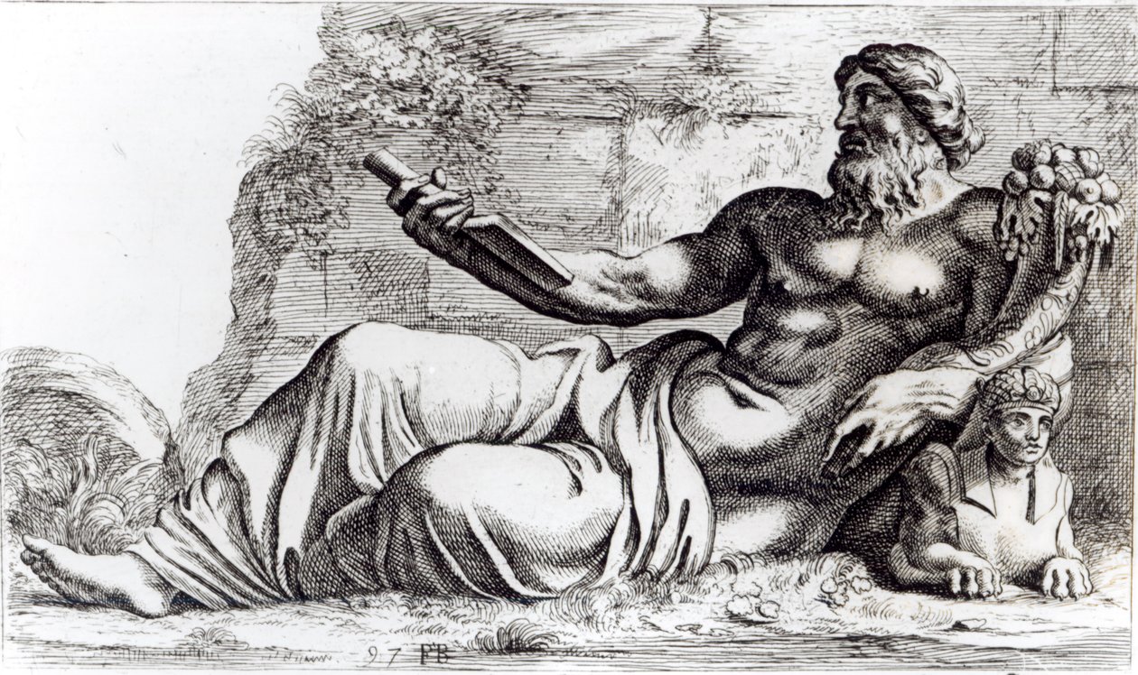 Řeka Nil, kolem 1653 (viz 275580, 275581 a 275582) od Francois Perrier