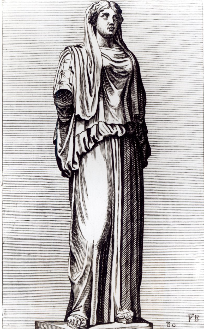 Vestal Virgin, kolem 1653 (lept) od Francois Perrier