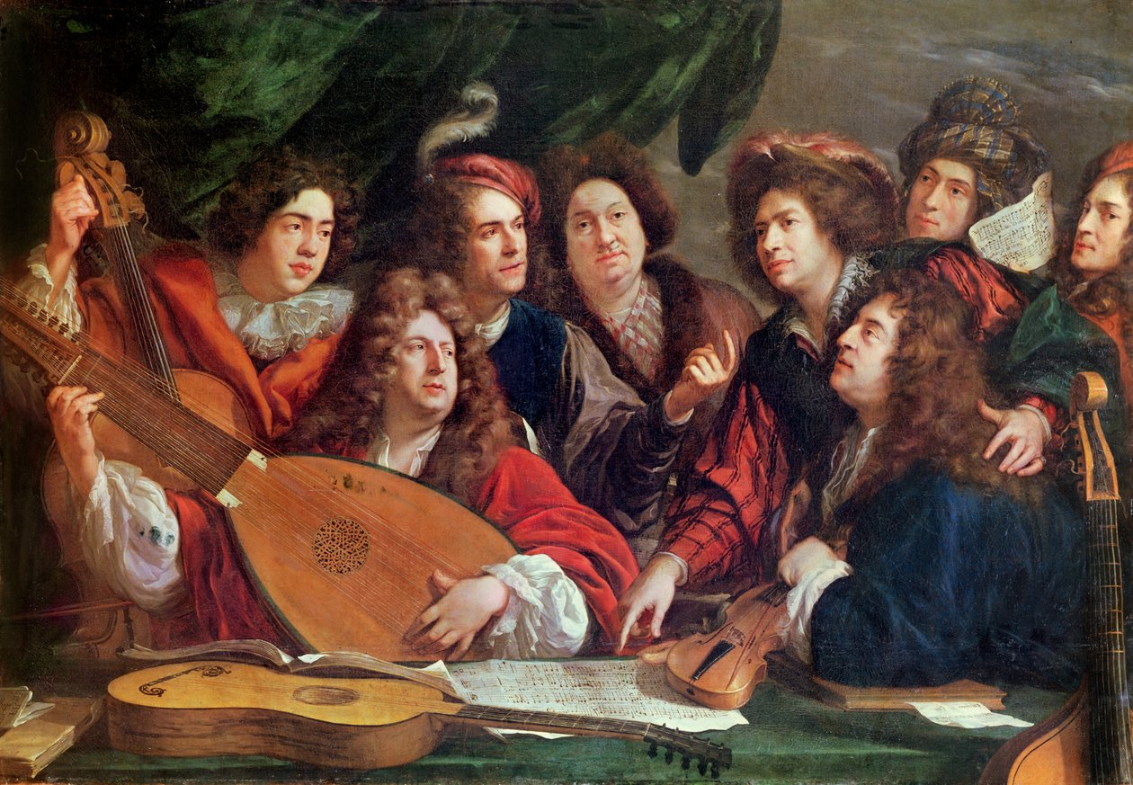 Hudební společnost, 1688 od Francois Puget