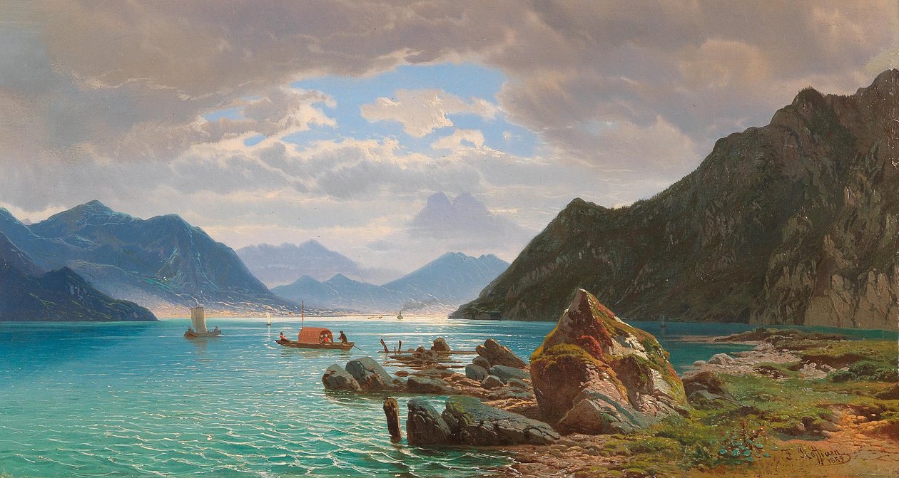 Luganské jezero od Francois Roffiaen