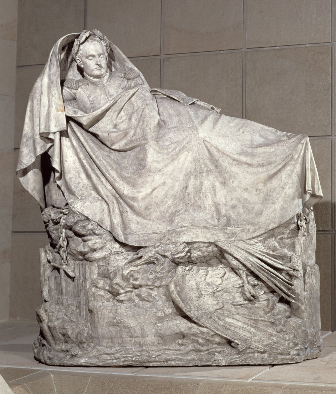 Napoleonovo (1769-1821) Probuzení k nesmrtelnosti, 1846 (mramor) od Francois Rude