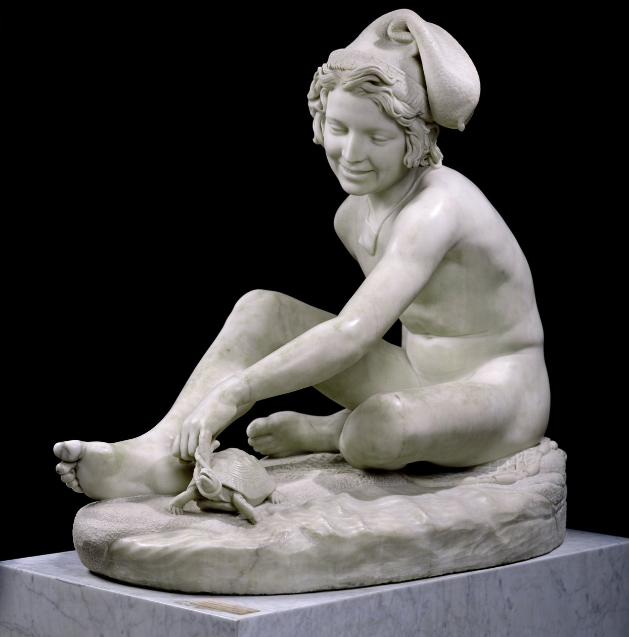 Neapolský rybář, 1833 (mramor) od Francois Rude