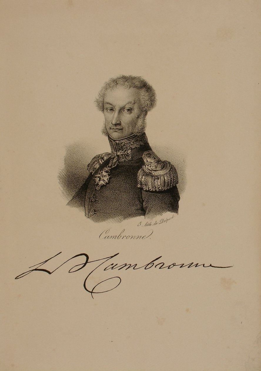 Portrét generála Etienna Cambronna (1770-1842) od Francois Seraphin Delpech