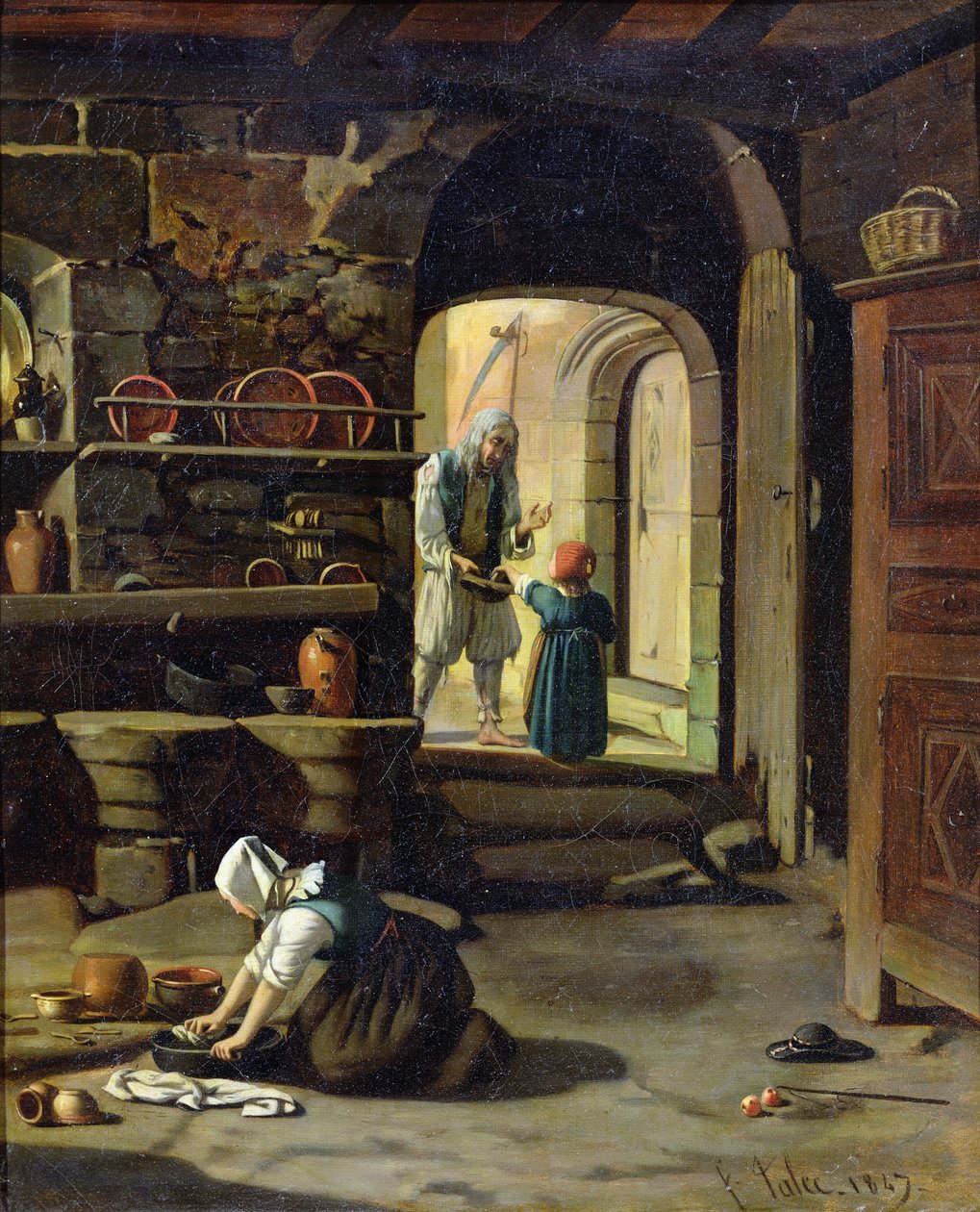 Žebrák, 1847 od Francois Talec