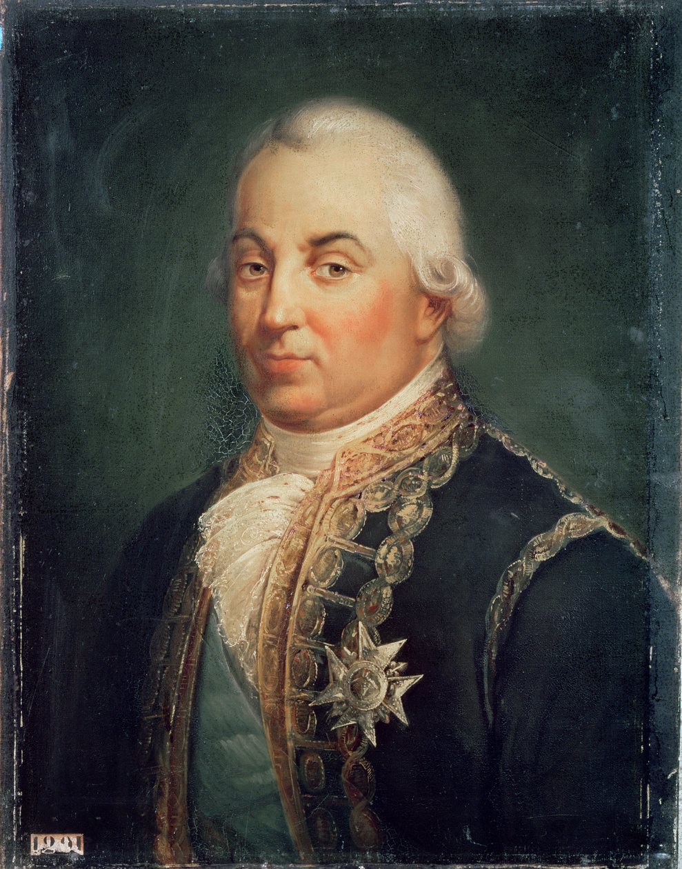 Pierre de Suffren-Saint-Tropez (1729-88) viceadmirál Francie, 1835 od Francois Vincent Mathieu Latil
