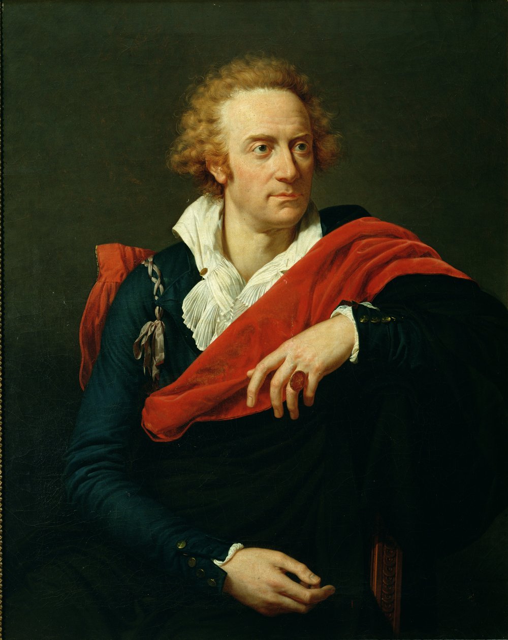 Portrét Vittoria Alfieriho (1749-1803) od Francois Xavier Fabre