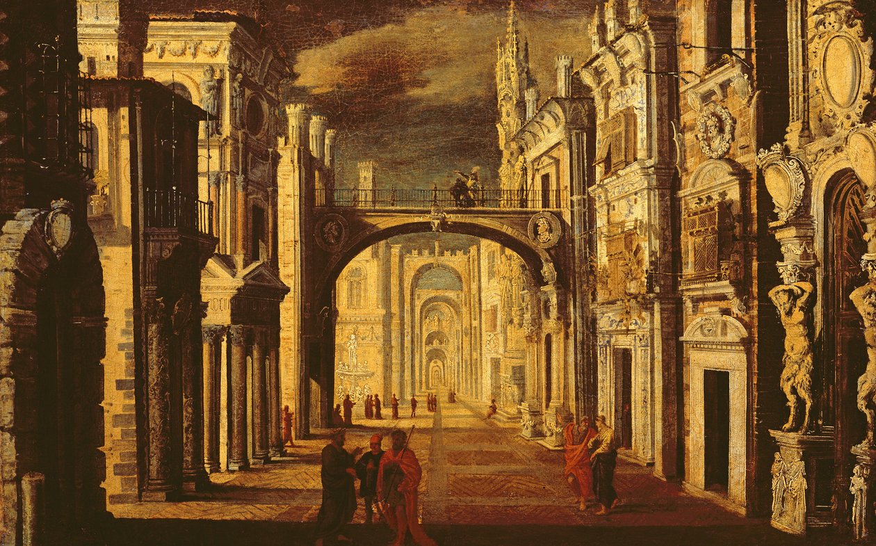 Architektonická perspektiva od Francois de Nome