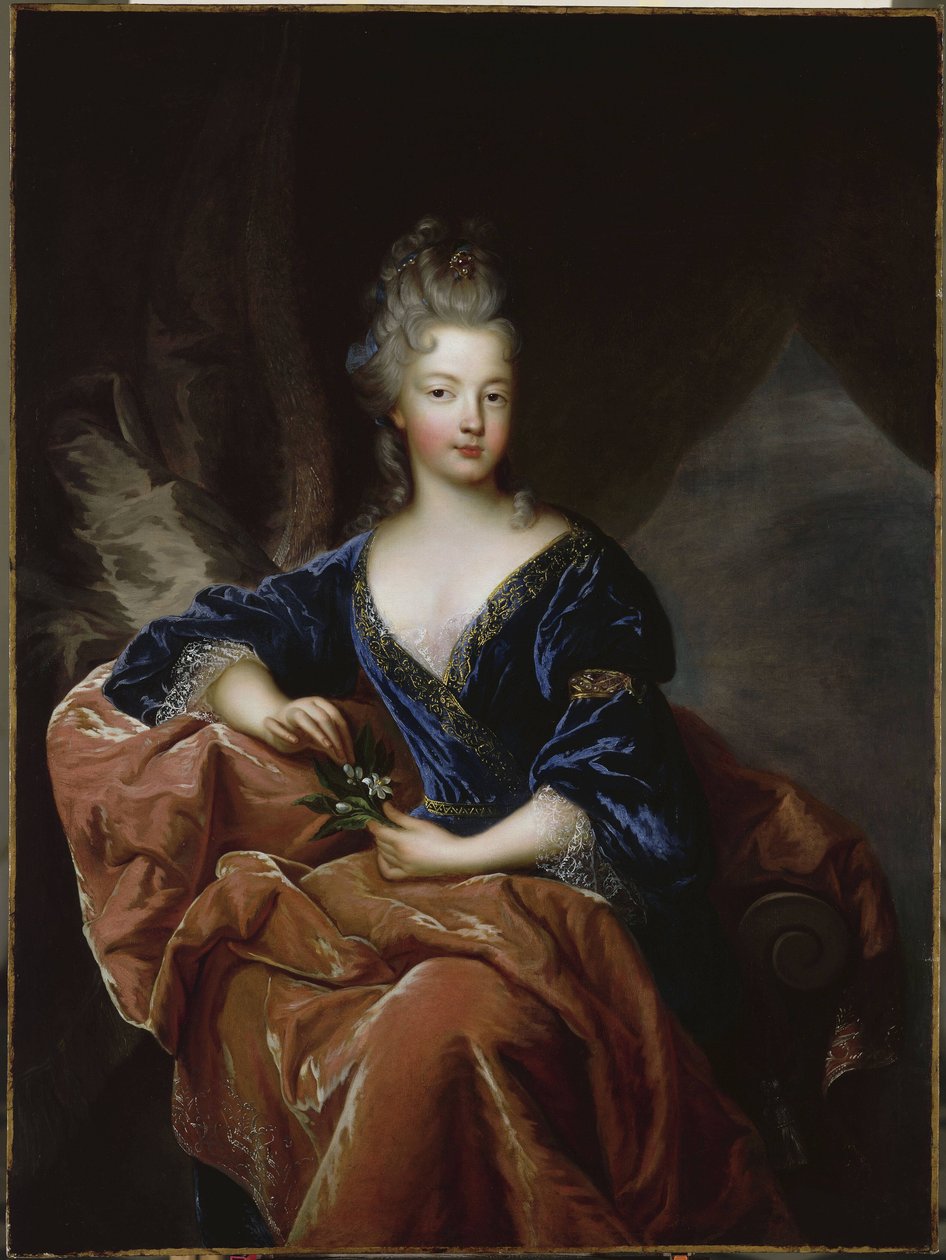 Portrét Françoise-Marie de Bourbon od Jean François de Troy