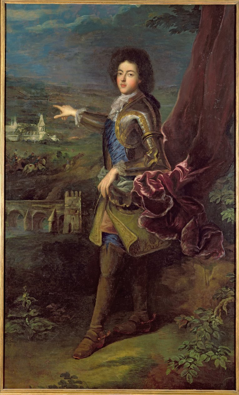 Portrét Louise Augusta de Bourbon (1670-1736) vévody z Maine od Jean François de Troy