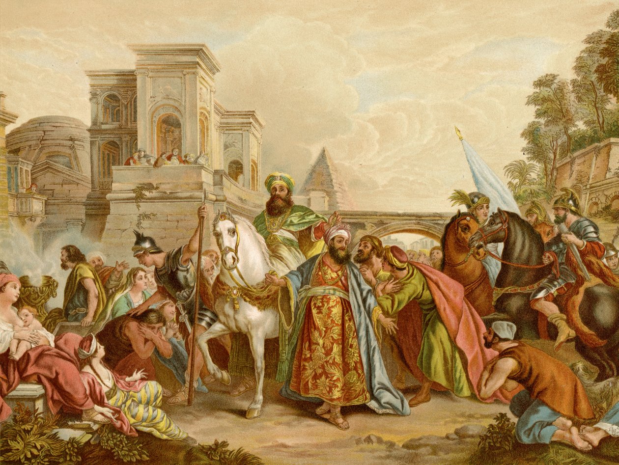 Triumf Mordecaie od Francois de after Troy