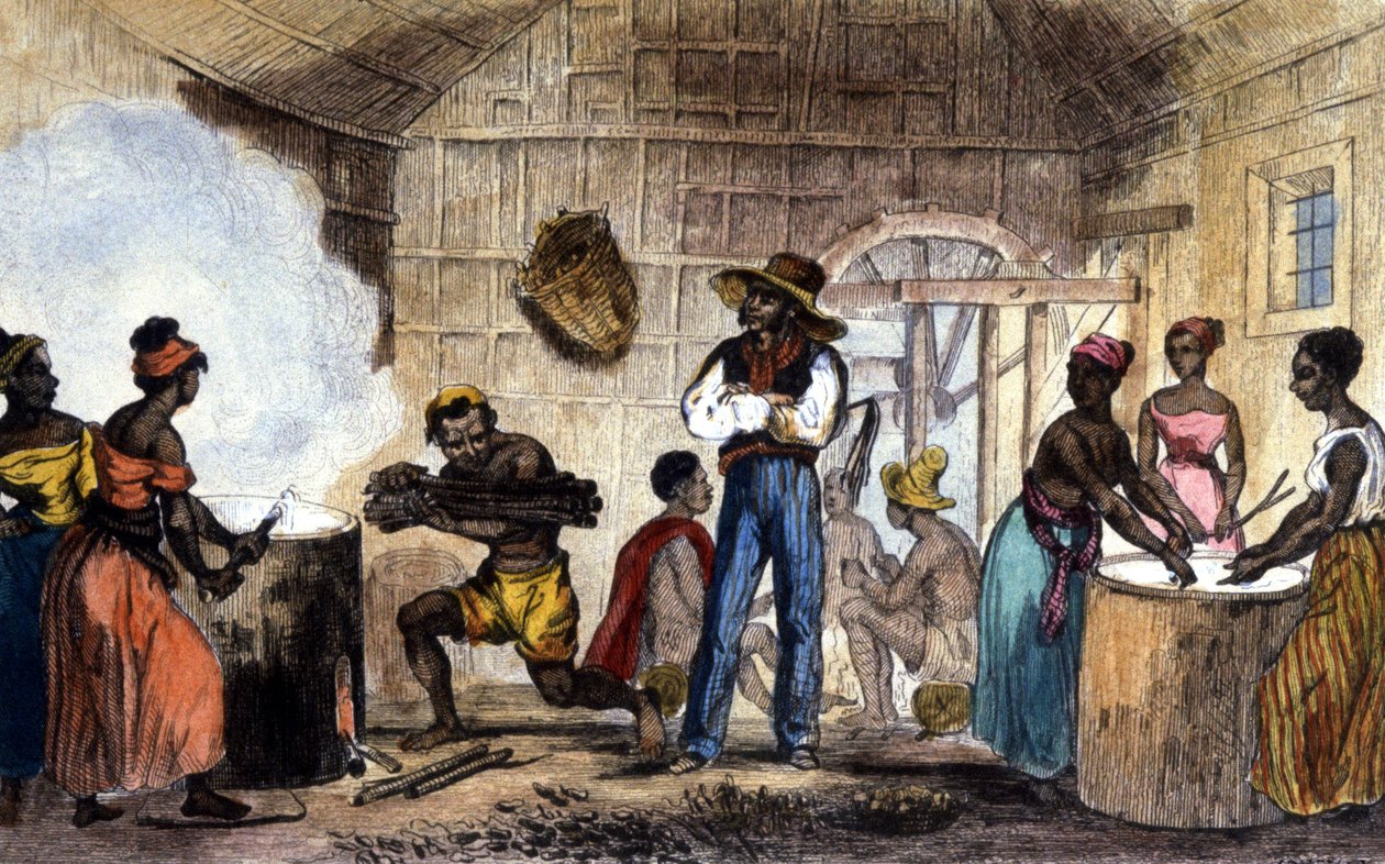 Otroctví v Západní Indii od Francois Hippolyte (after) Lalaisse