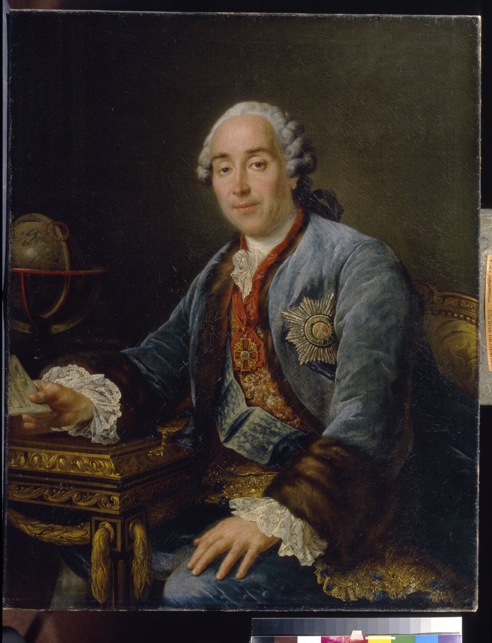 Portrét prince Dmitrije Michajloviče Golitsyna, 1762 od Francois Hubert Drouais