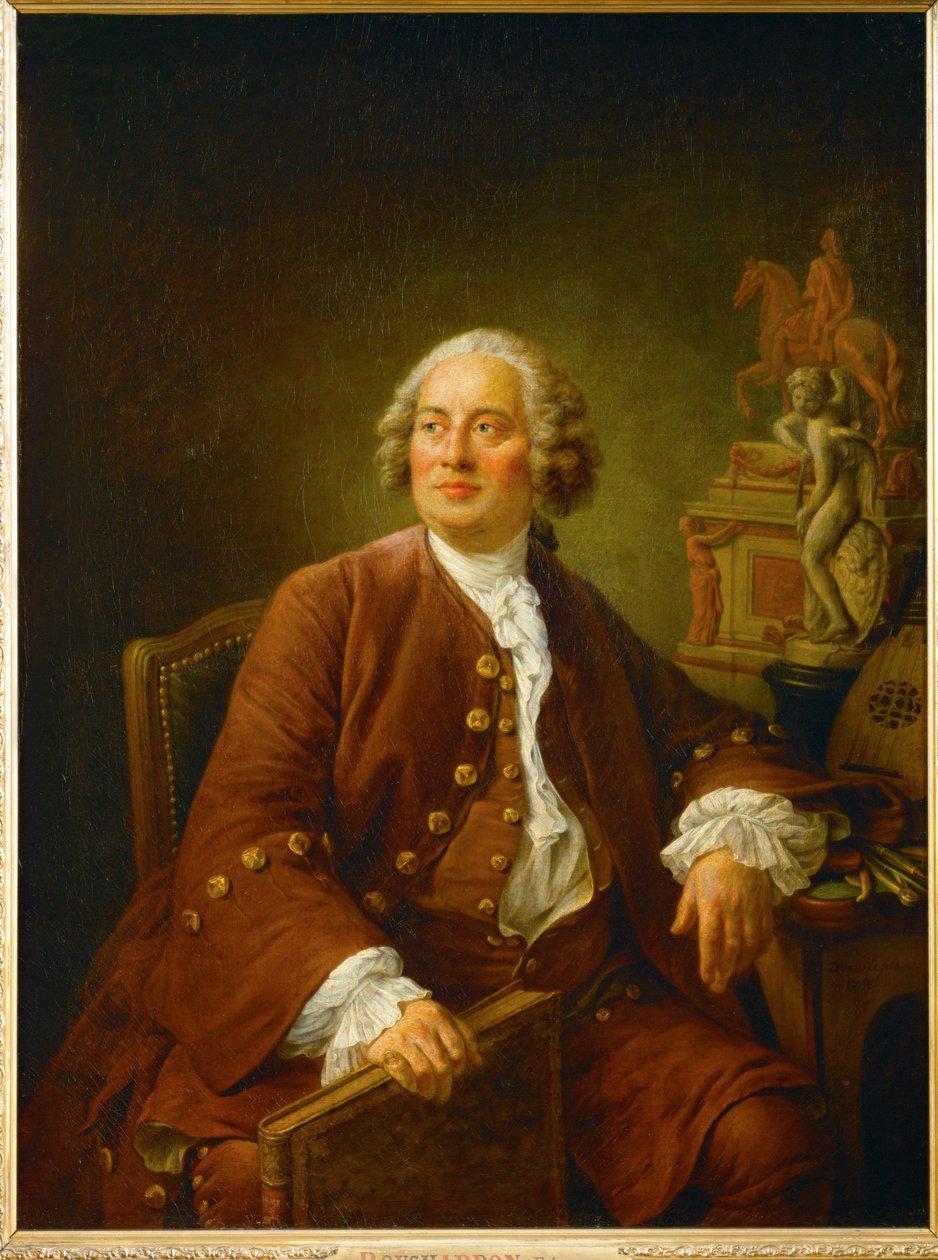 Portrét sochaře Edme Bouchardona ... od Francois-Hubert Drouais