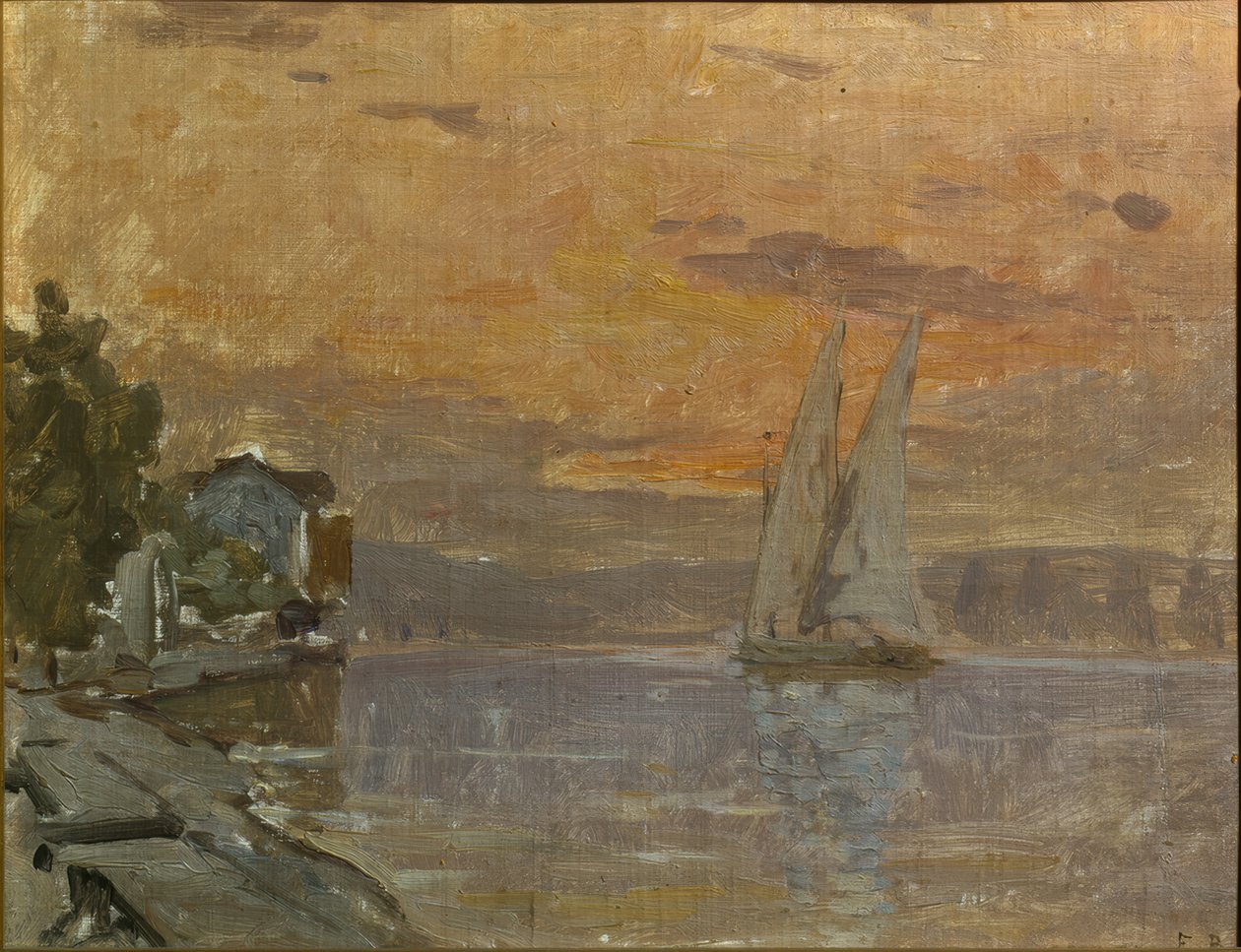 Kůra před La Grande-Rive od Francois-Louis-David Bocion