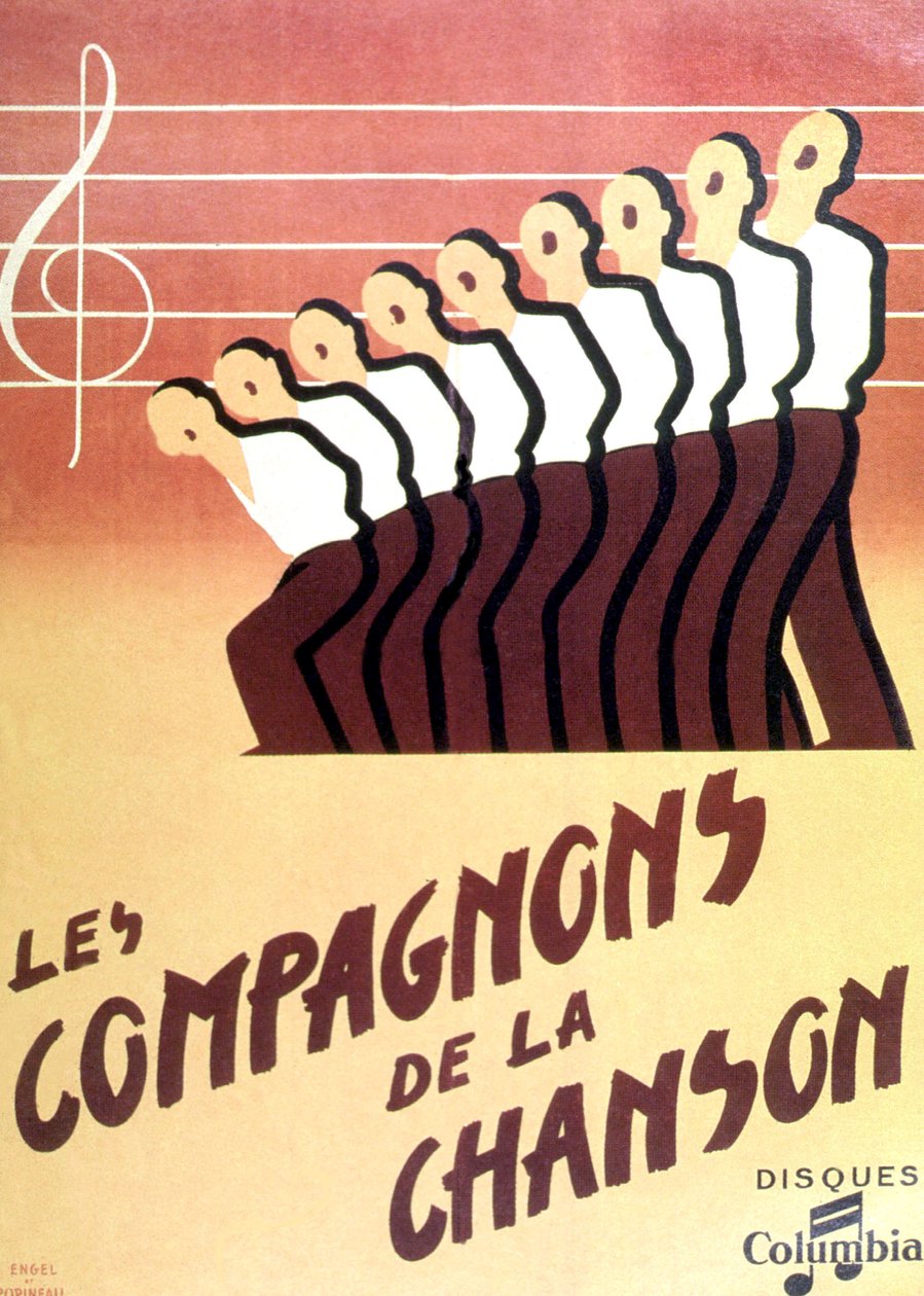 "Les Compagnons de la chanson od Francois emile Popineau