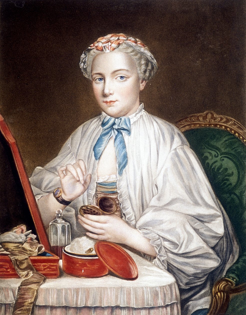 Lept z obrazu na plátně od Françoise Bouchera (1703-1770). od Francois (after) Boucher
