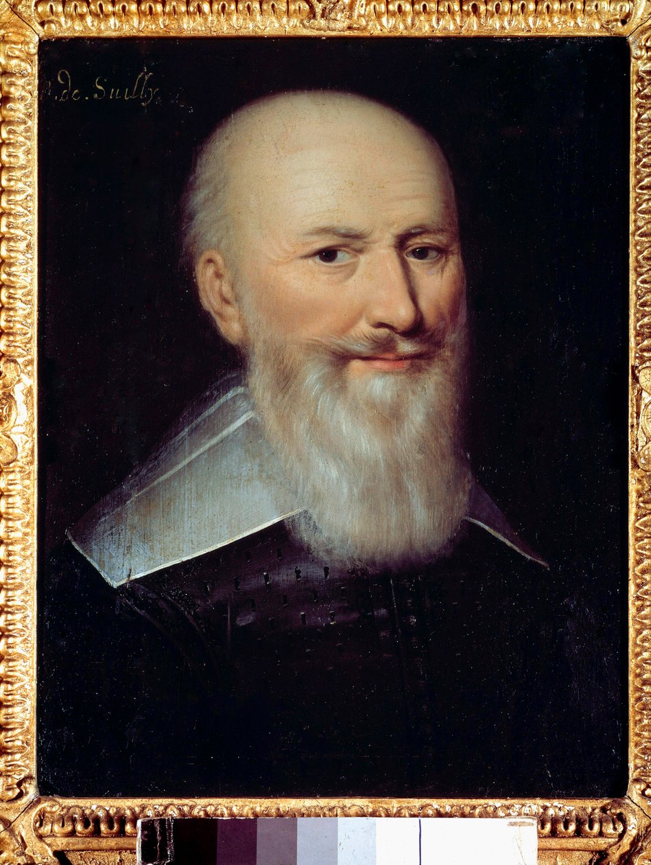 Portrét Maxmiliána de Bethune (1560-1641) Baron de Rosny, vévoda ze Sully Anonymní obraz (pravděpodobně Francois Quesnel od Francois (attr.to) Quesnel