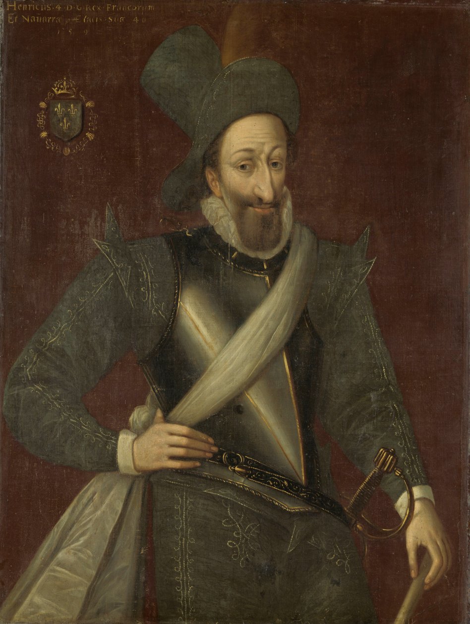 Jindřich IV., francouzský král (1553-1610) od Francois (circle of) Bunel