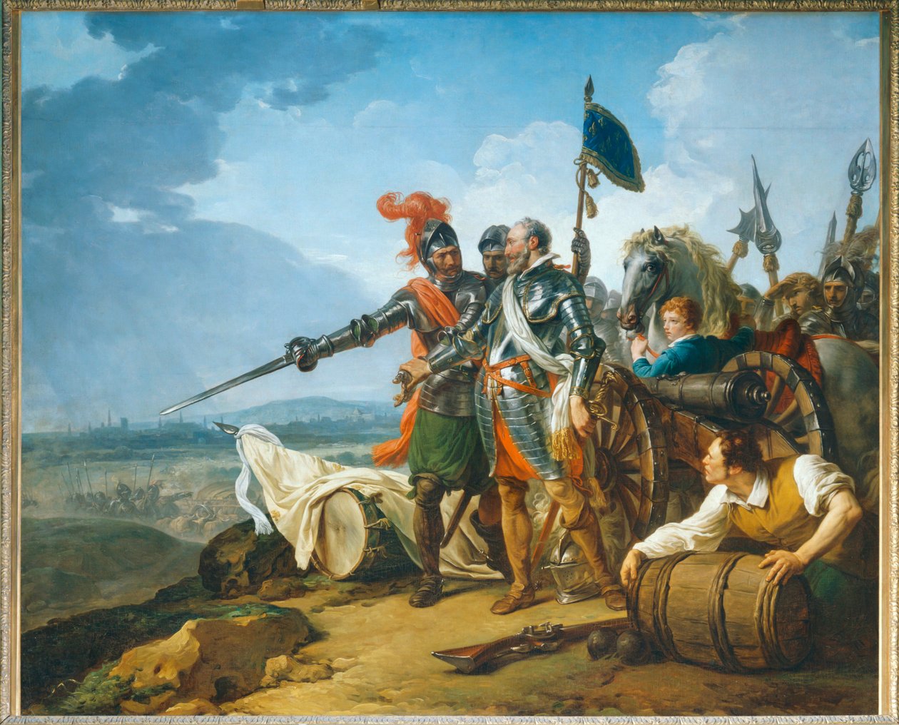 Jindřich IV. přiváží do Paříže zásoby... od François André Vincent