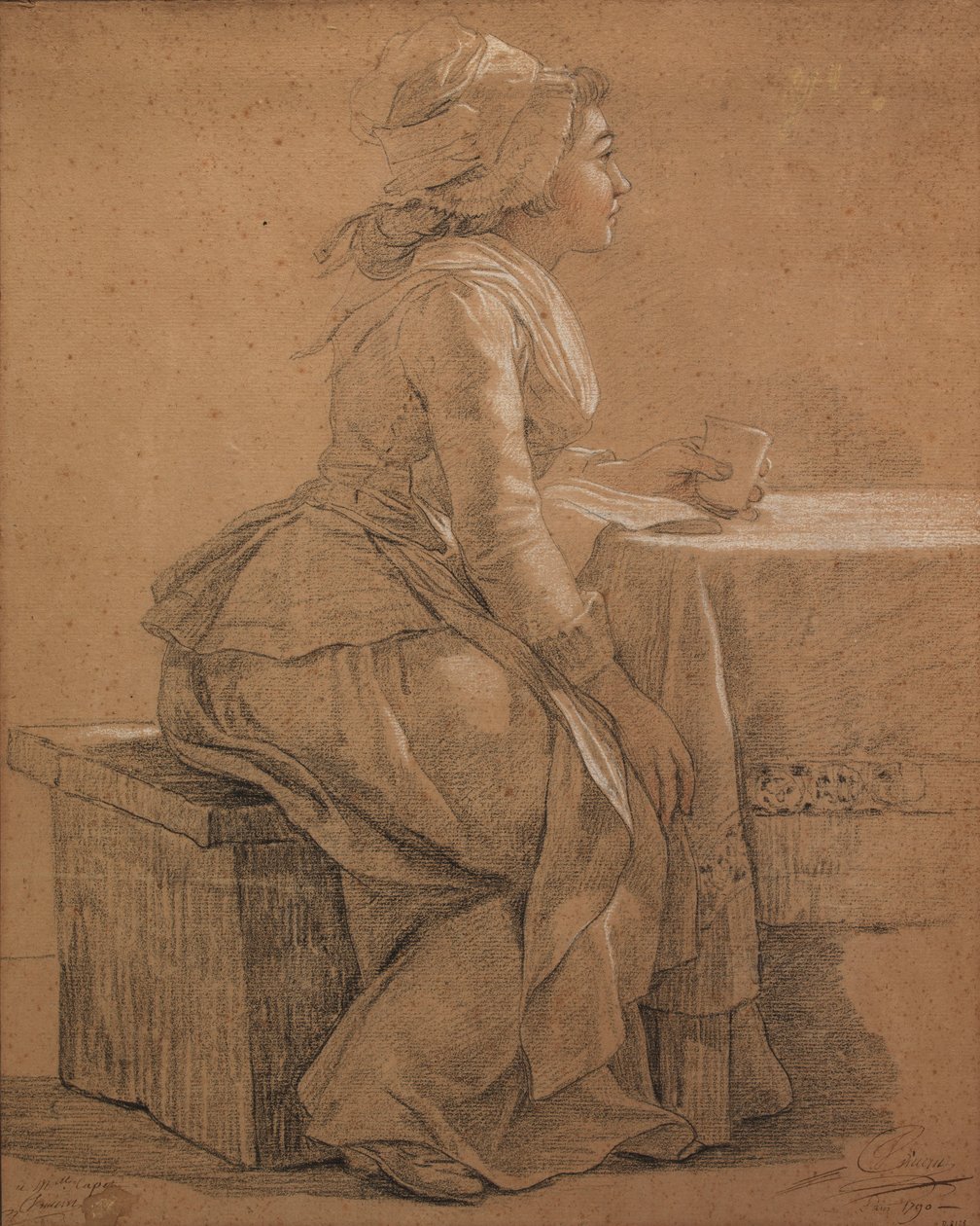 Portrét mademoiselle Marie Gabrielle Capet, malířky od François André Vincent