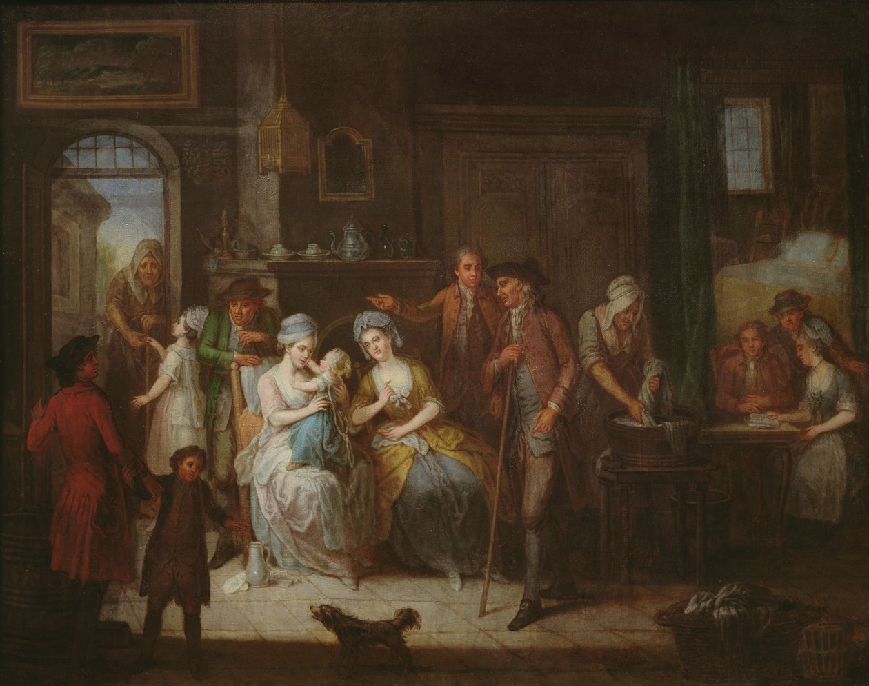 Scéna v interiéru od Francois Aubert