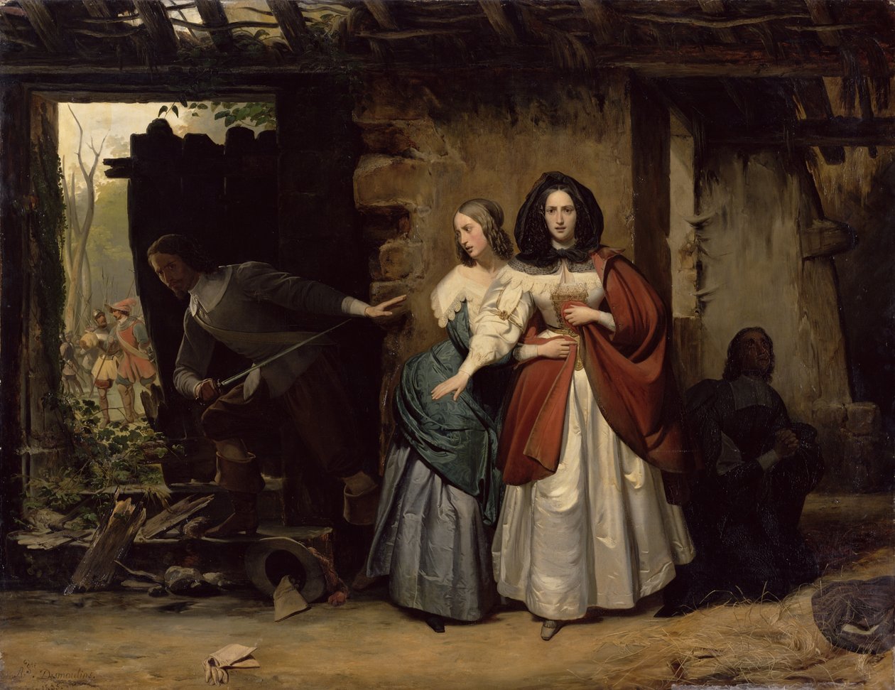Let Henrietty-Marie z Francie, královny Anglie v roce 1638, 1835 od Francois Augustin Desmoulins