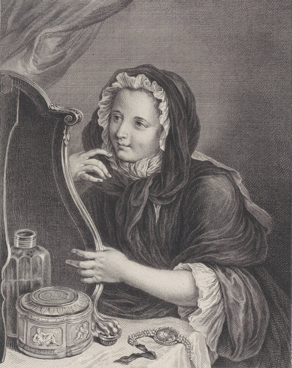 Koketní vdova, 1724. od Francois Bernard Lepicie