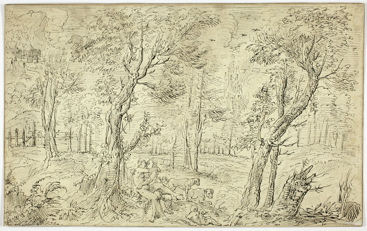 Venuše a Adonis od Francois Boitard