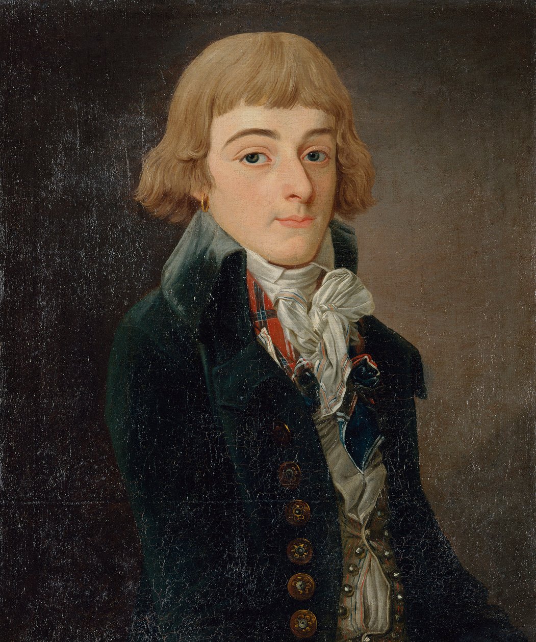 Portrét Louis Antoine de Saint-Just 1767-1794, 1791. od Francois Bonneville