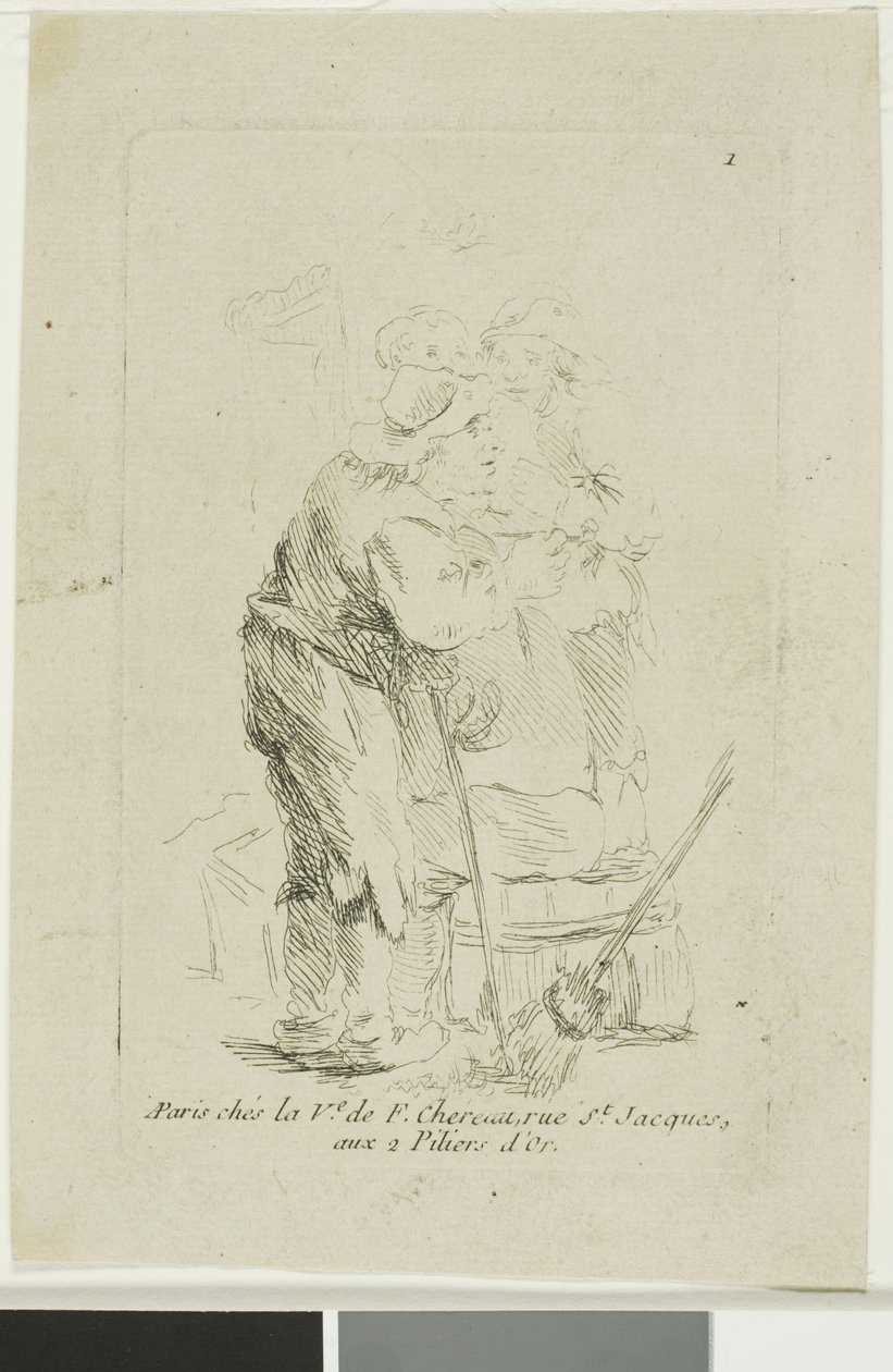 Špatně oblečený rolník od François Boucher