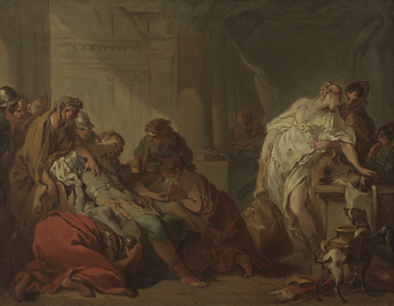 Smrt Meleagra od François Boucher
