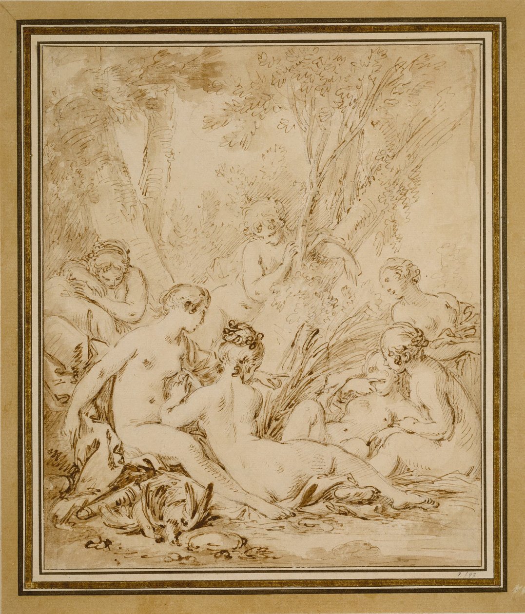 Diana a Callisto od François Boucher