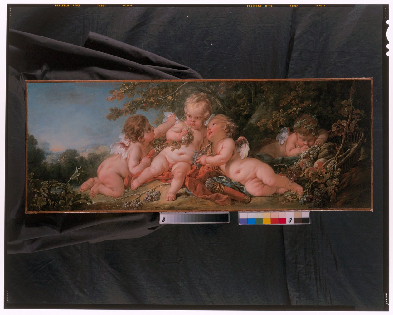 Čtyři Putti V Krajině od François Boucher