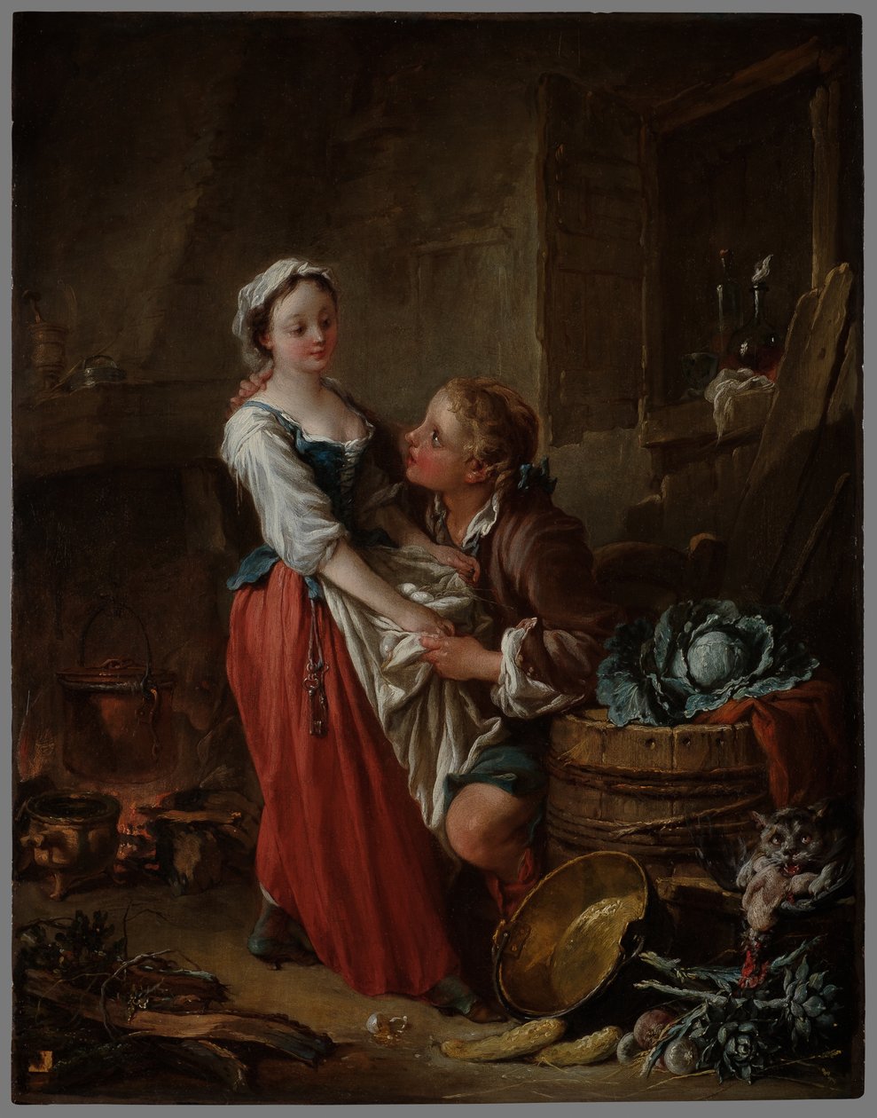Die schöne Köchin od François Boucher