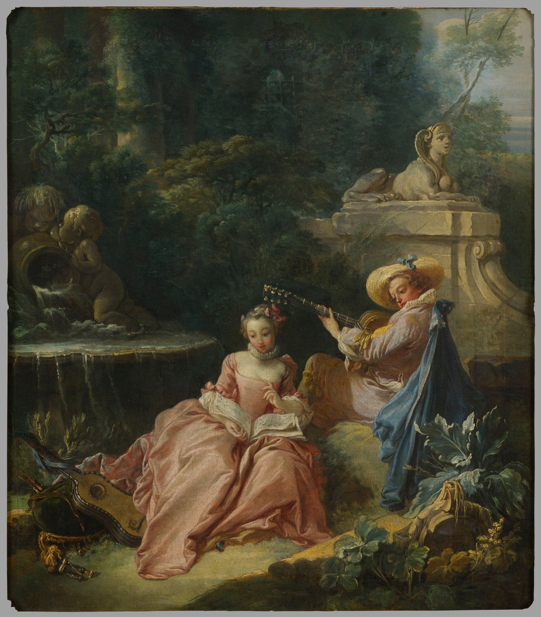 Hodina hudby od François Boucher