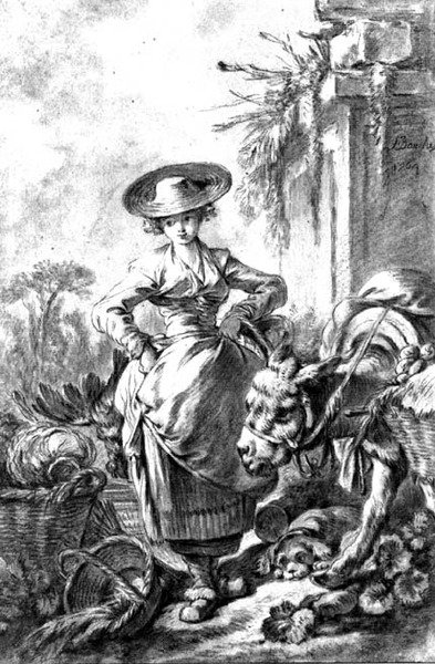 Odjezd na trh od François Boucher