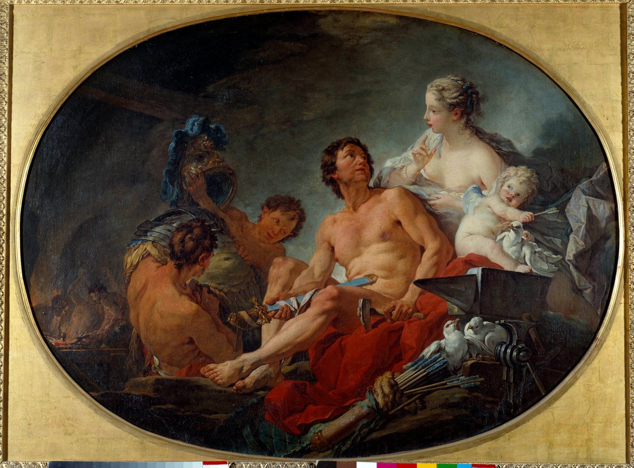 Kovárny Vulcan Painting od Francoise Bouchera (1703-1770) 1747 Sun. 0,94x1,27m od François Boucher