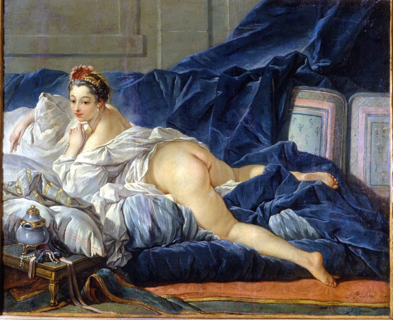 Odaliska. Obraz Francoise Bouchera (1703 - 1770) od François Boucher