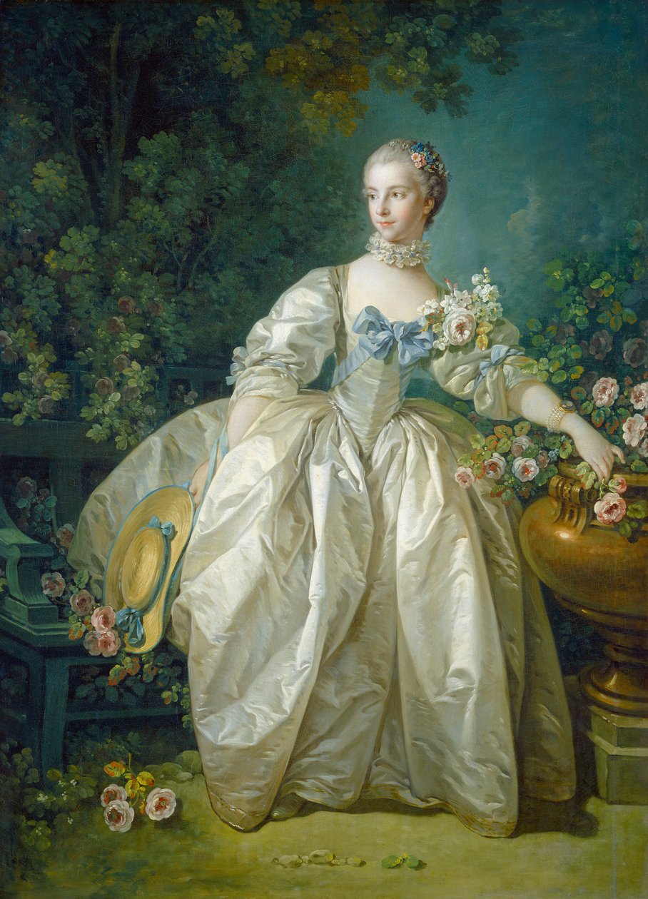 Madame Bergeret, c. 1766 (olej na plátně) od François Boucher