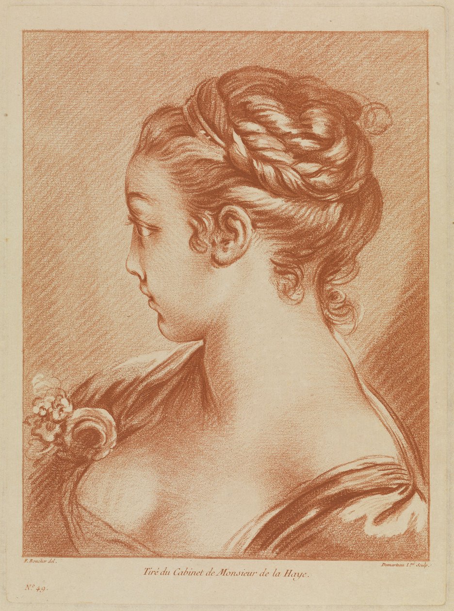 Dívčí poprsí od François Boucher