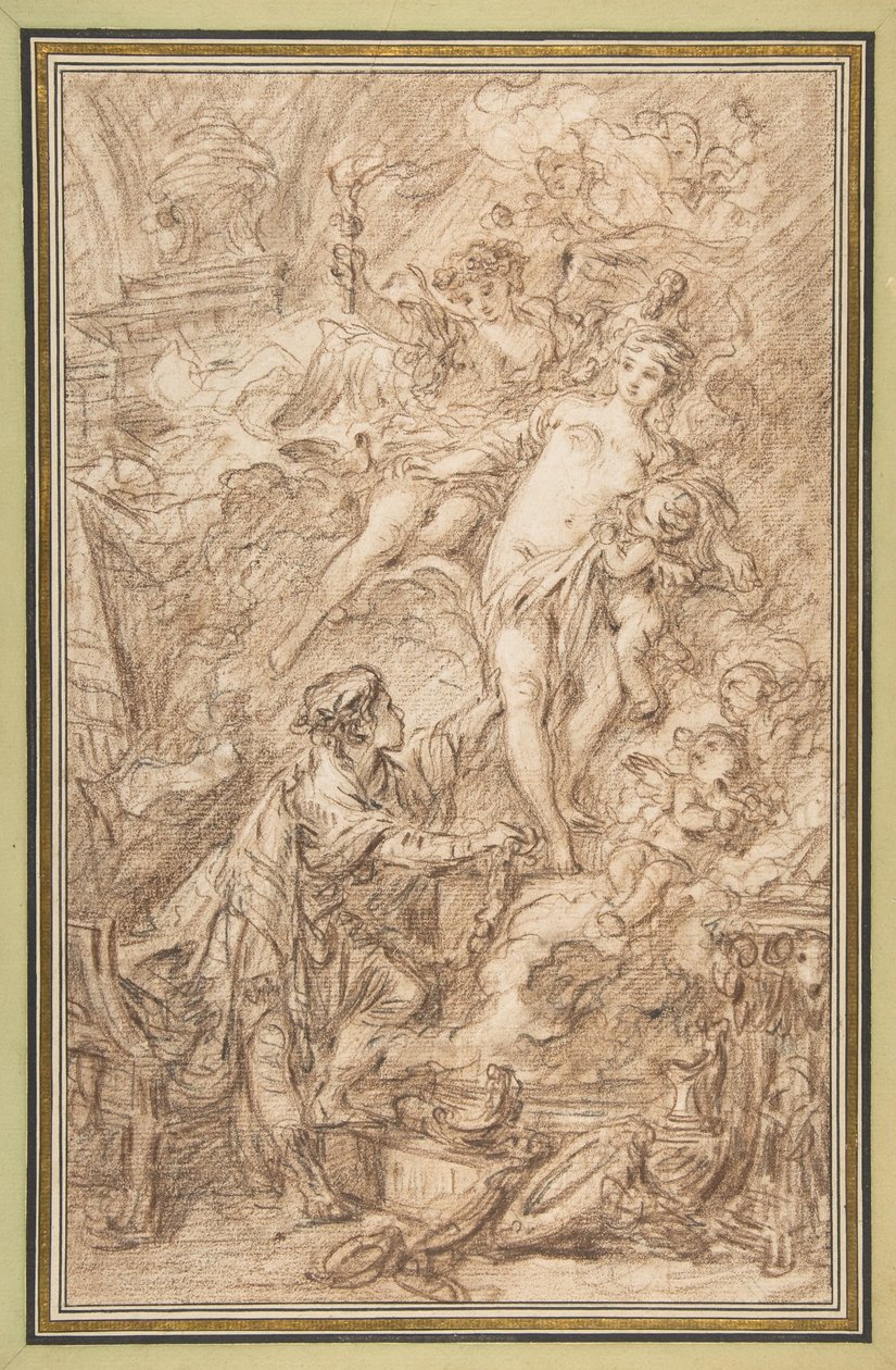 Pygmalion a Galatea od François Boucher